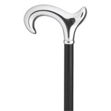 Anatomical Chrome Derby Cane- Left and Right Hand Right Hand - Tophatter Daily Deals