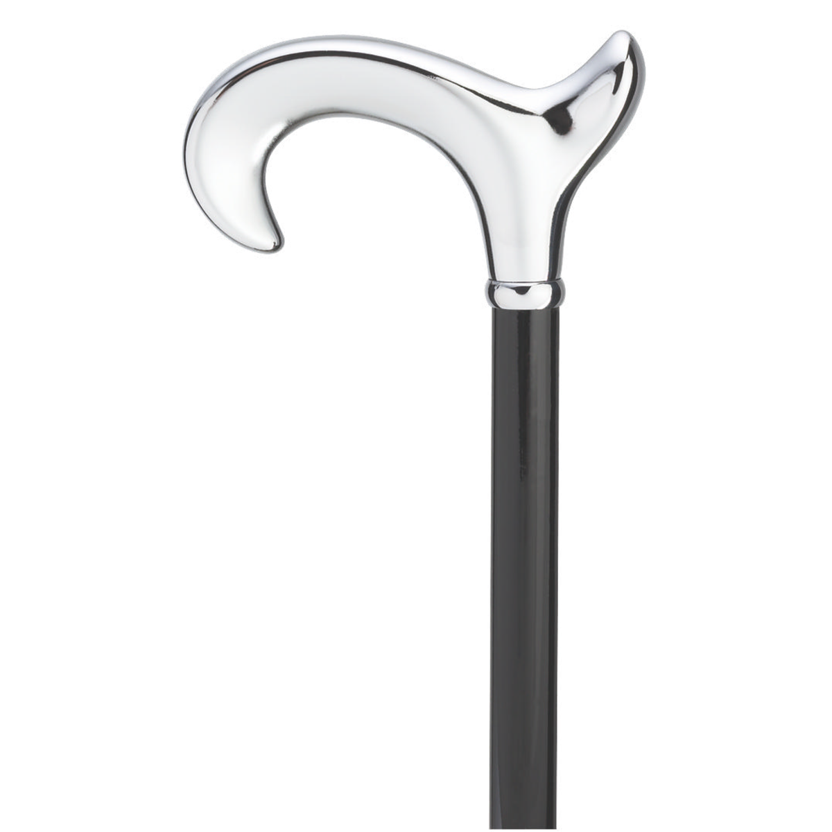 Anatomical Chrome Derby Cane- Left and Right Hand Left Hand - Tophatter Daily Deals