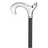 Anatomical Chrome Derby Cane- Left and Right Hand Left Hand - Tophatter Daily Deals