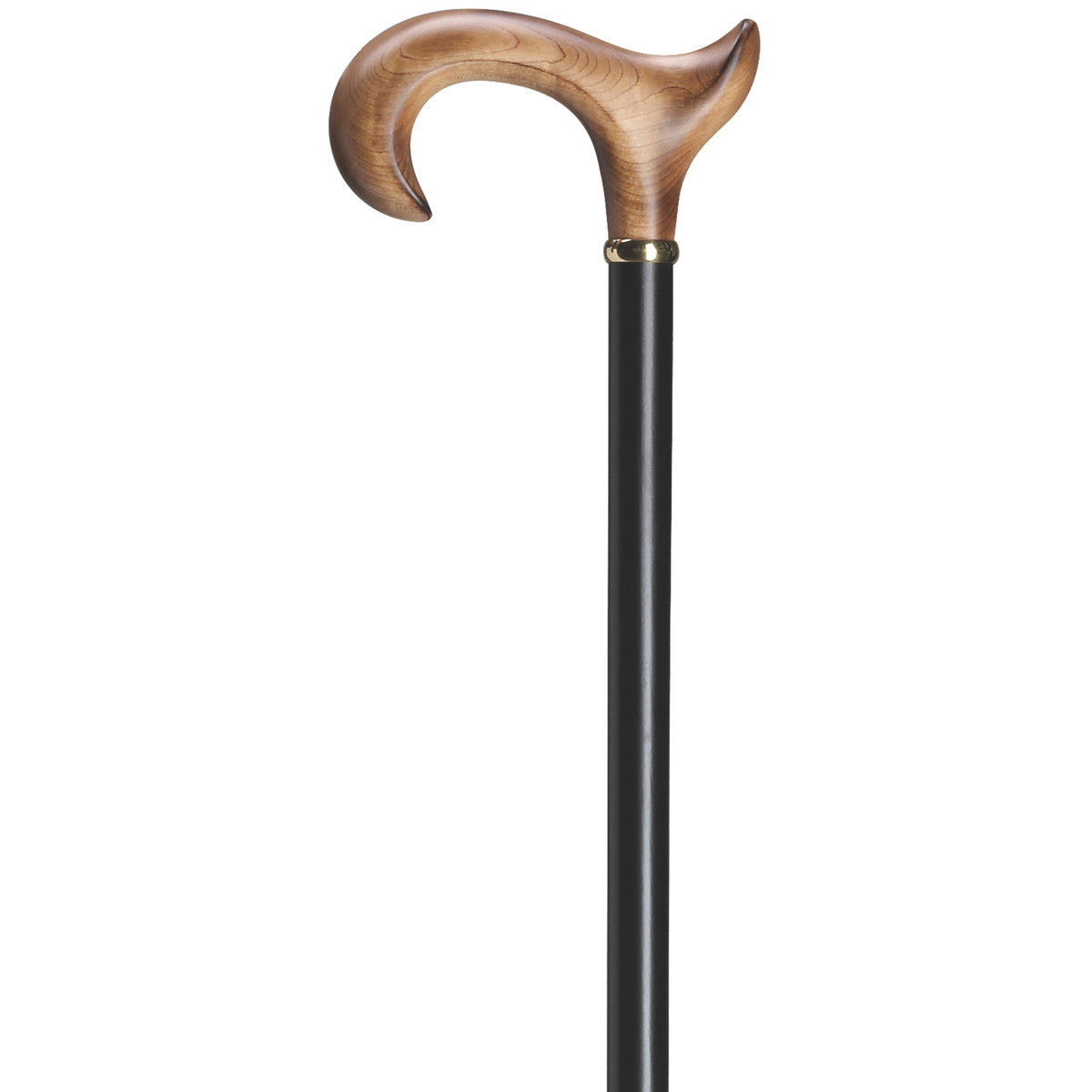 Anatomical Derby Cane-Scorched Maple Right Hand - Tophatter Daily Deals