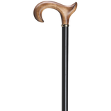 Anatomical Derby Cane-Scorched Maple Right Hand - Tophatter Daily Deals