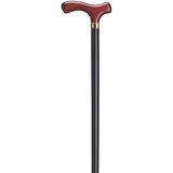 Fritz Burgandy on Black - Walking Cane - Tophatter Daily Deals