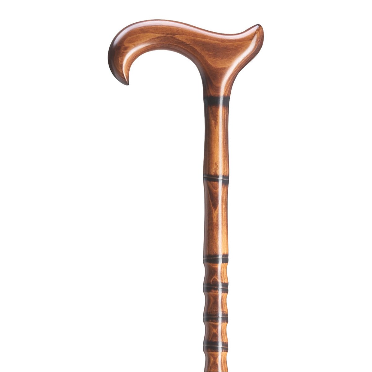 Men's Ergonomic Derby Handle Cane - Hardwood Jambis Design, 42 - Tophatter Daily Deals