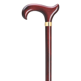 Extra Tall Ergonomic Derby Cane-Burgundy - Tophatter Daily Deals