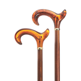 German Amber Acrylic Anatomical Handle Cane – 36 Inch, Right or Left Hand - Tophatter Daily Deals