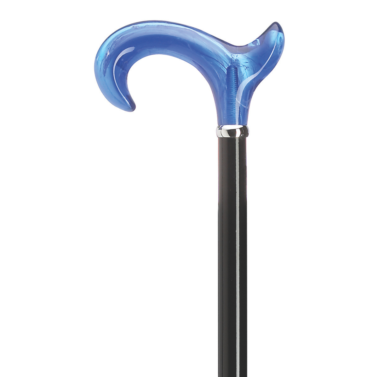 Titanic Blue Derby Handle Walking Cane – Elegant German Design Right Hand - Tophatter Daily Deals