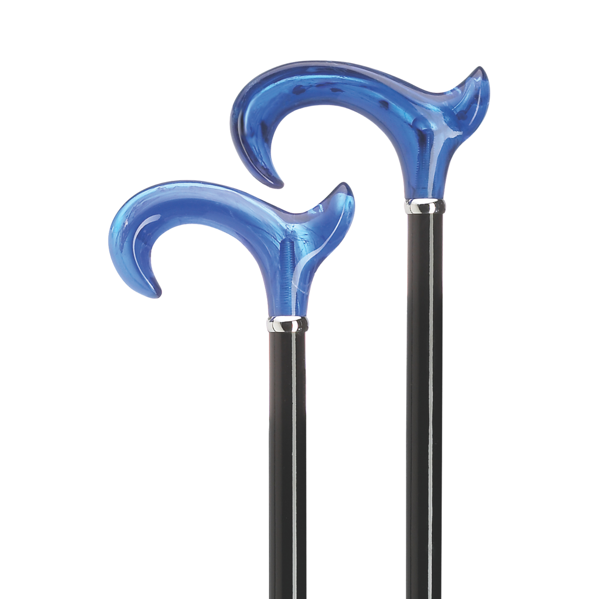 Titanic Blue Derby Handle Walking Cane – Elegant German Design - Tophatter Daily Deals