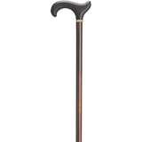 Hand Stitched Genuine Leather Derby Cane - Tophatter Daily Deals