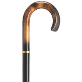 Maple Designer Tourist Walking Cane - Glossy Metallic Gradient Finish - Tophatter Daily Deals