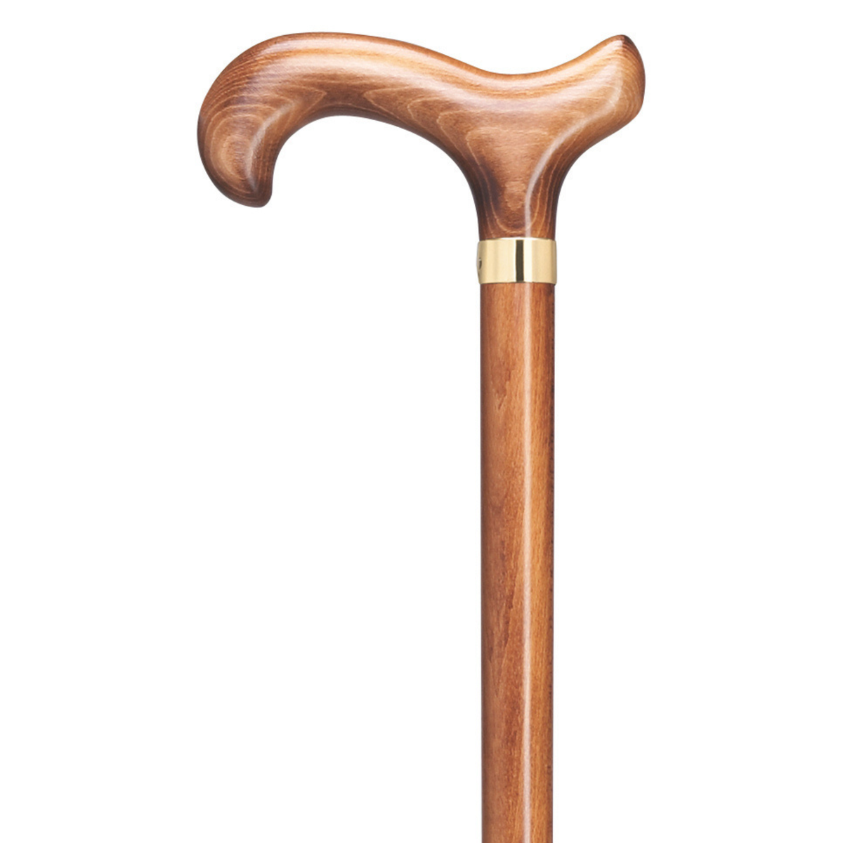 Bariatric 44 Ergonomic Derby Cane, Hardwood Finish, 500 lbs Support - Tophatter Daily Deals