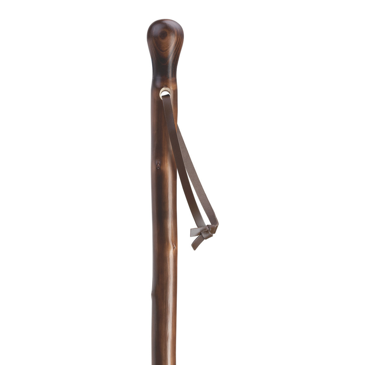 Natural Chestnut Wood Walking Stick - Tophatter Daily Deals