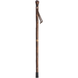 Natural Chestnut Wood Walking Stick - Tophatter Daily Deals