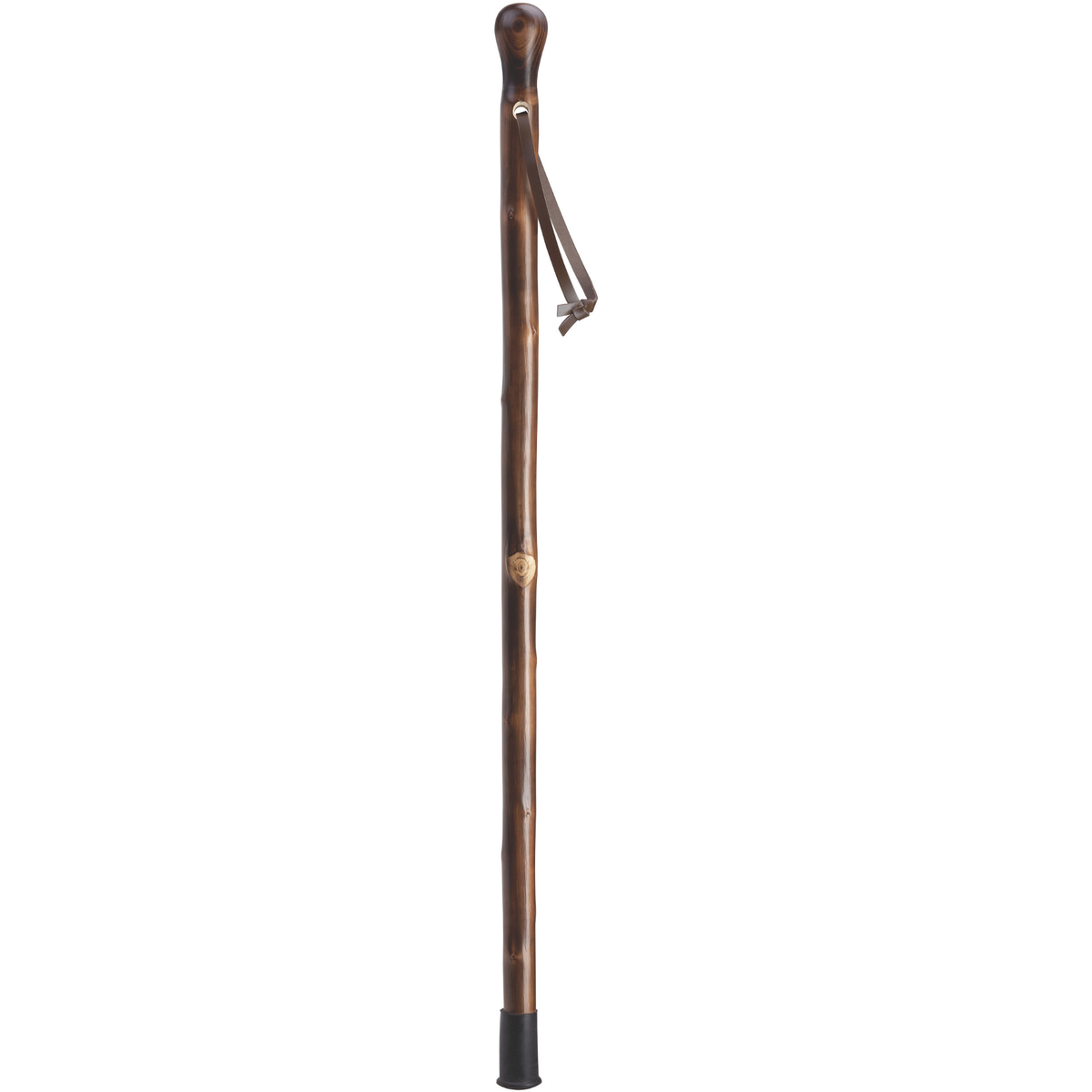Natural Chestnut Wood Walking Stick - Tophatter Daily Deals