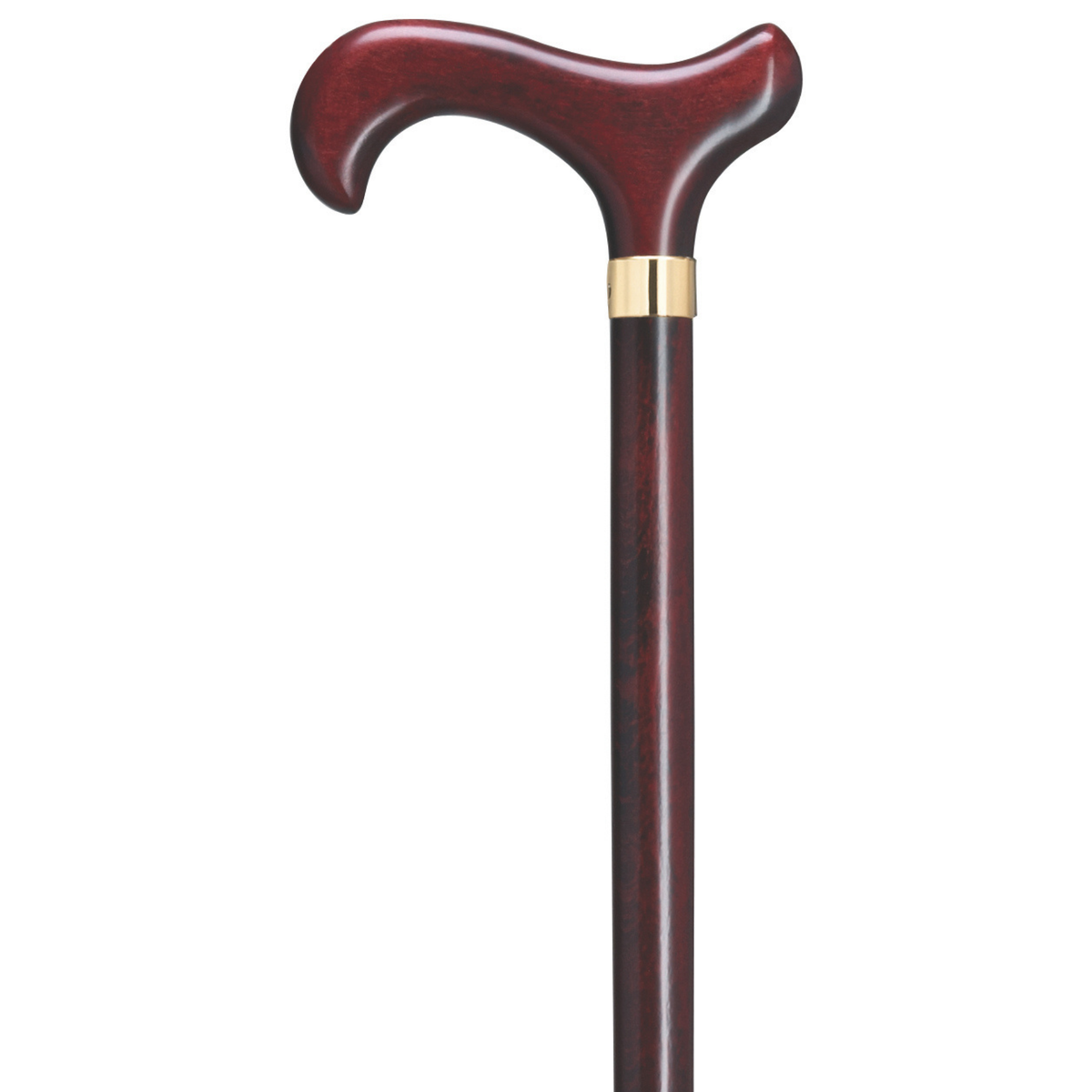 Burgundy Derby Walking Cane Ladies - Tophatter Daily Deals