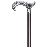 Black Swirl Pearl Walking Cane - Tophatter Daily Deals