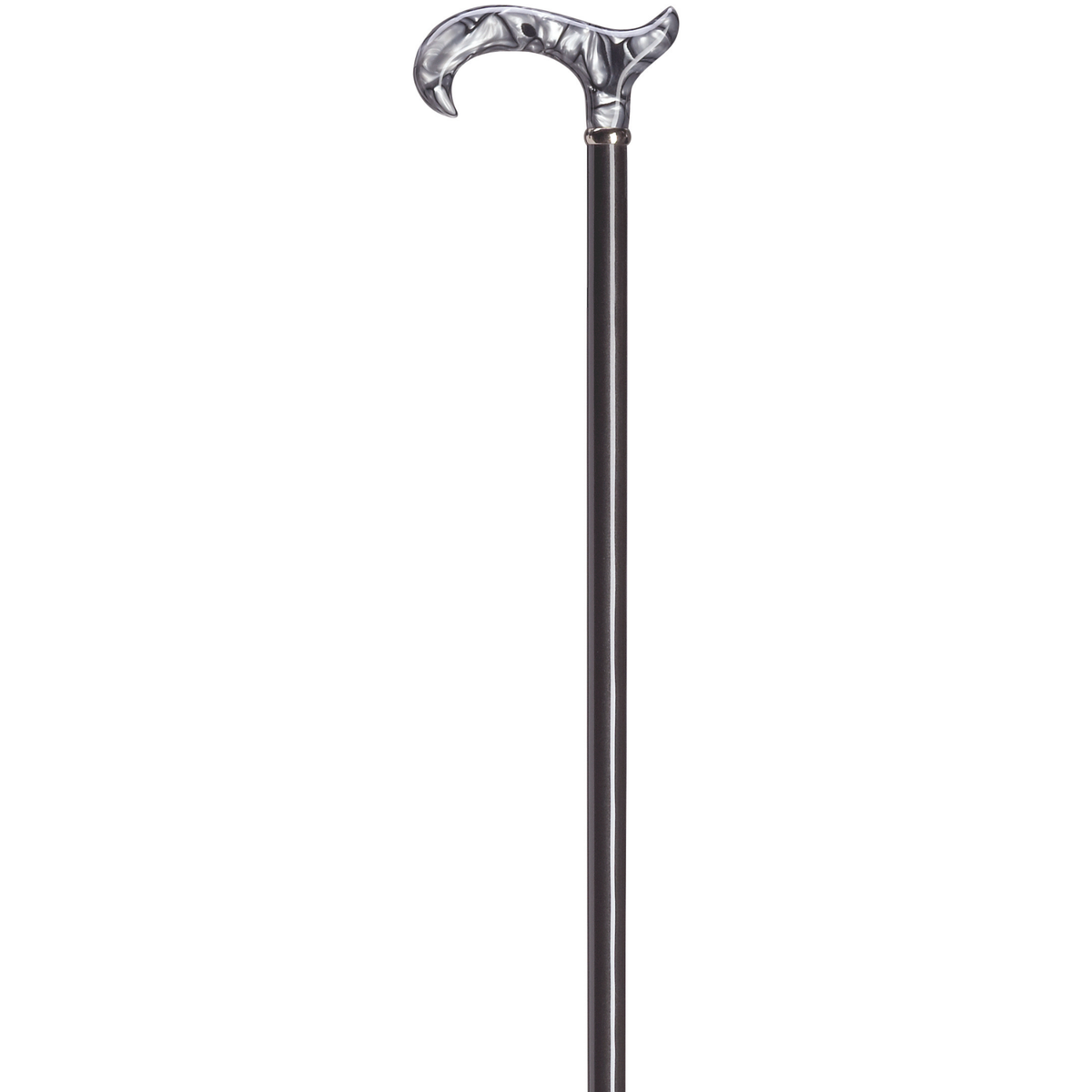 Black Swirl Pearl Walking Cane - Tophatter Daily Deals