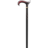Burgundy Acrylic Derby Cane - Stripe Tease - Tophatter Daily Deals