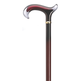 Burgundy Acrylic Derby Cane - Tophatter Daily Deals