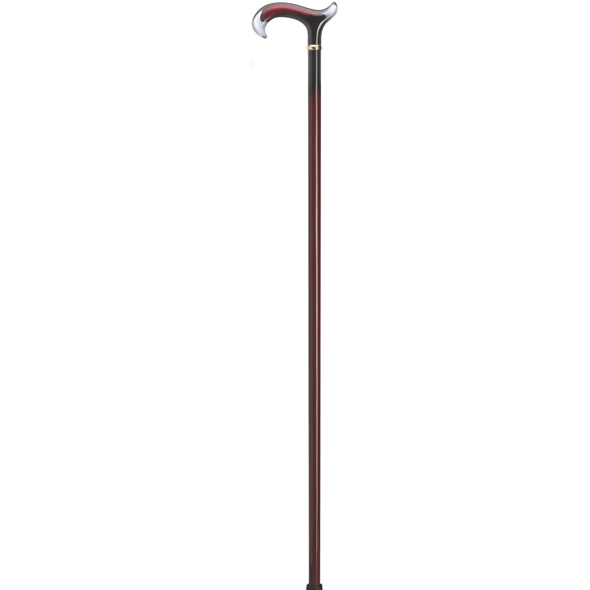 Burgundy Acrylic Derby Cane - Tophatter Daily Deals