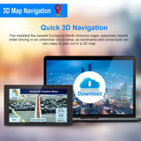 9" Car GPS Navigation - 8GB Touch Screen Vehicle Navigator Automotive - Tophatter Daily Deals