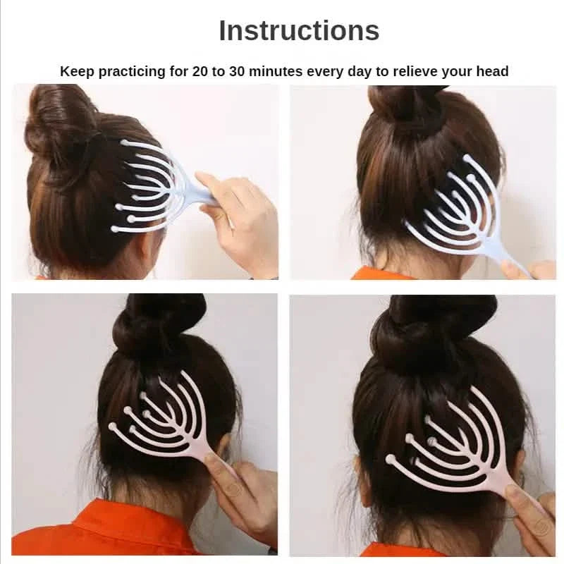 9 Claws Handheld SPA Head Massager Health & Wellness - Tophatter Daily Deals