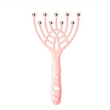 9 Claws Handheld SPA Head Massager Pink Health & Wellness - Tophatter Daily Deals