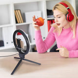 9" Dimmable LED Ring Light with Tripod Mobile Accessories - Tophatter Daily Deals