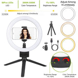 9" Dimmable LED Ring Light with Tripod Mobile Accessories - Tophatter Daily Deals
