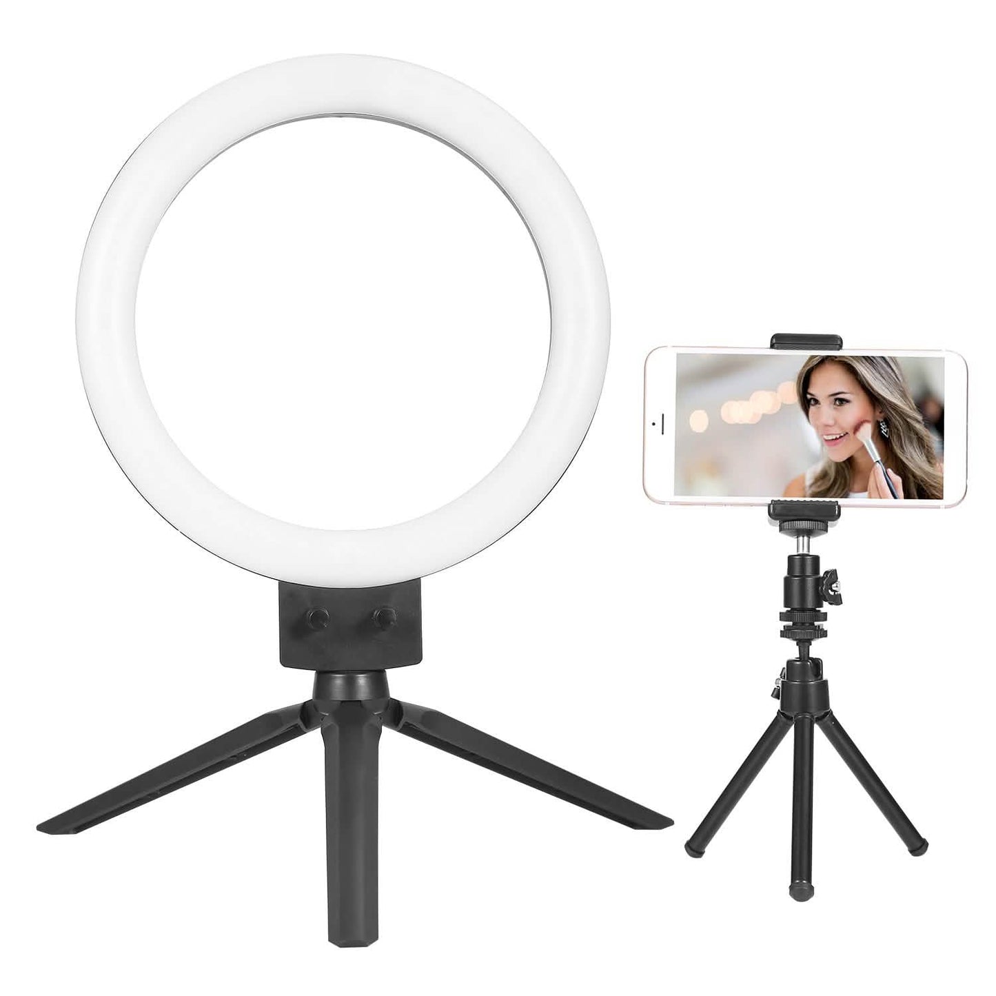 9" Dimmable LED Ring Light with Tripod Mobile Accessories - Tophatter Daily Deals