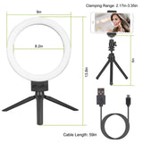 9" Dimmable LED Ring Light with Tripod Mobile Accessories - Tophatter Daily Deals