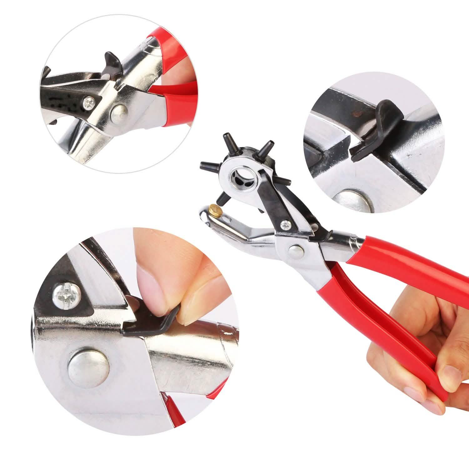 9" Heavy Duty Belt Hole Punch Hand Pliers Everything Else - Tophatter Daily Deals