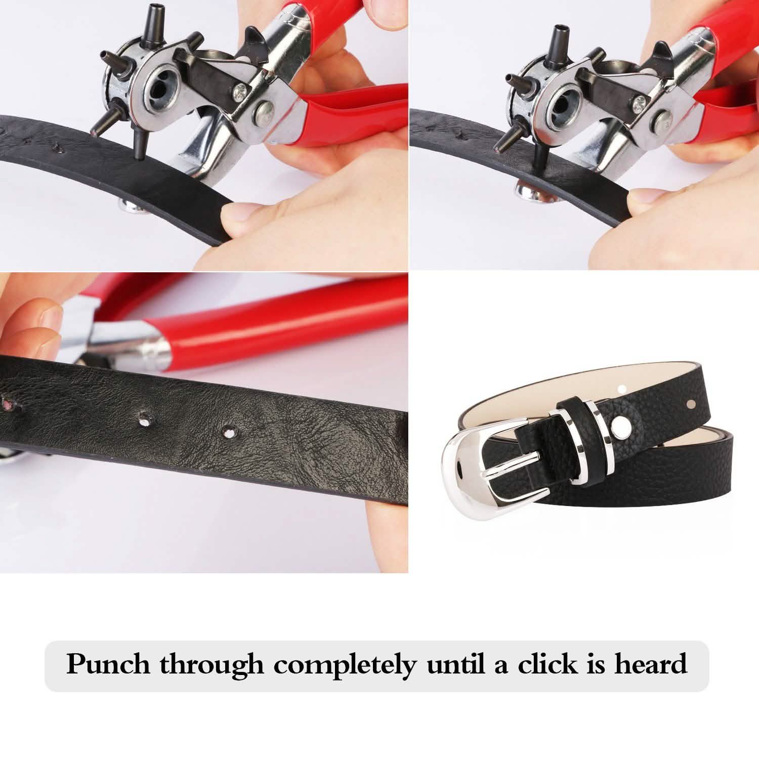 9" Heavy Duty Belt Hole Punch Hand Pliers Everything Else - Tophatter Daily Deals