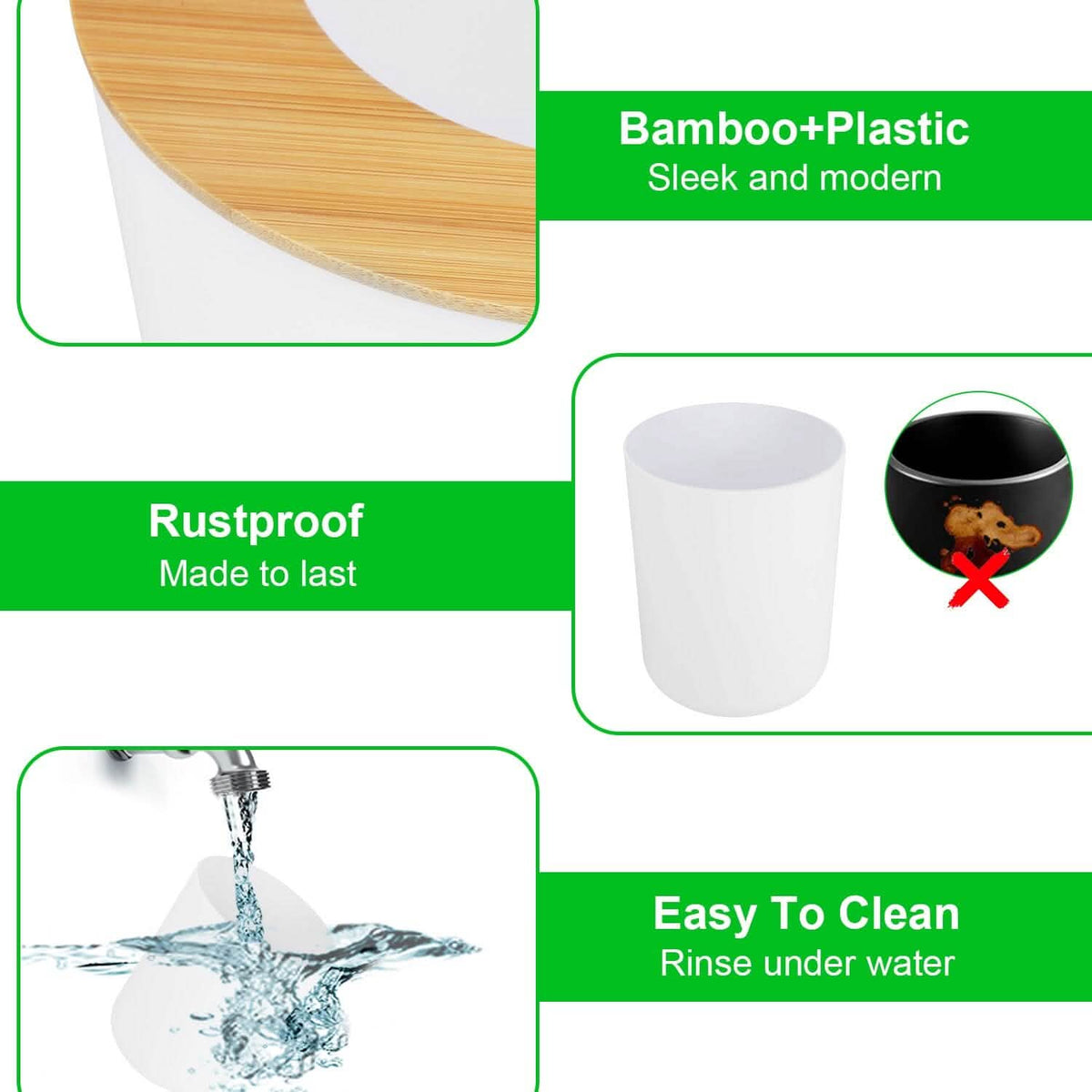 9-Piece: Bathroom Accessories Set Bath - Tophatter Daily Deals