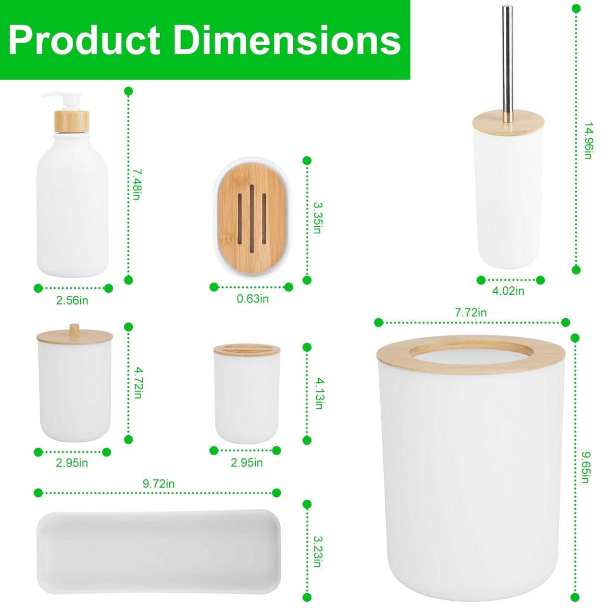 9-Piece: Bathroom Accessories Set Bath - Tophatter Daily Deals