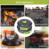 9-Piece: Camping Cookware Set Outdoor Recreation - Tophatter Daily Deals