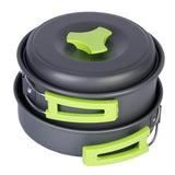 9-Piece: Camping Cookware Set Outdoor Recreation - Tophatter Daily Deals