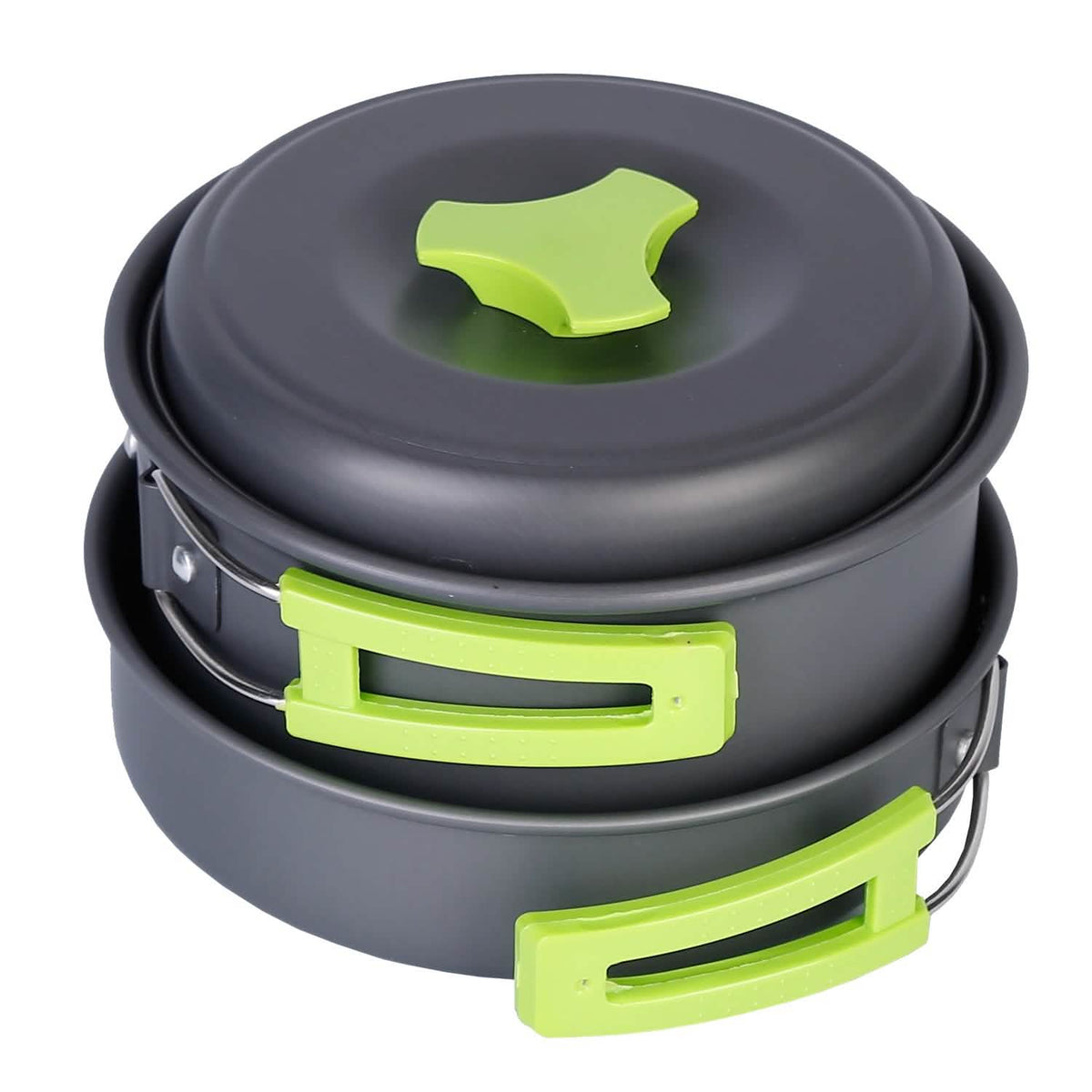9-Piece: Camping Cookware Set Outdoor Recreation - Tophatter Daily Deals