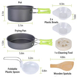 9-Piece: Camping Cookware Set Outdoor Recreation - Tophatter Daily Deals