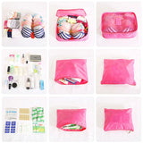 9-Piece: Clothes Storage Bags Water-Resistant Travel Luggage Organizer Storage & Organization - Tophatter Daily Deals