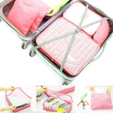 9-Piece: Clothes Storage Bags Water-Resistant Travel Luggage Organizer Storage & Organization - Tophatter Daily Deals