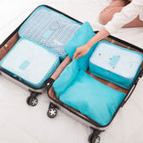 9-Piece: Clothes Storage Bags Water-Resistant Travel Luggage Organizer Storage & Organization - Tophatter Daily Deals