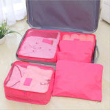 9-Piece: Clothes Storage Bags Water-Resistant Travel Luggage Organizer Storage & Organization - Tophatter Daily Deals