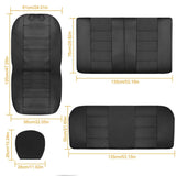 9-Piece Set: PU Leather Car Seat Cover Automotive - Tophatter Daily Deals