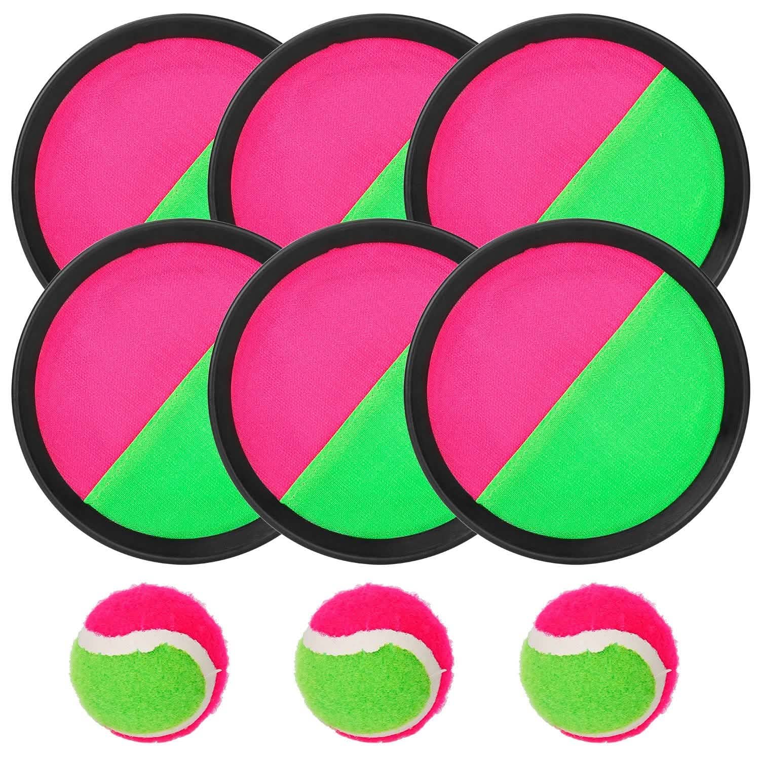 9-Piece Set: Toss and Catch Ball Throw Toys & Games - Tophatter Daily Deals