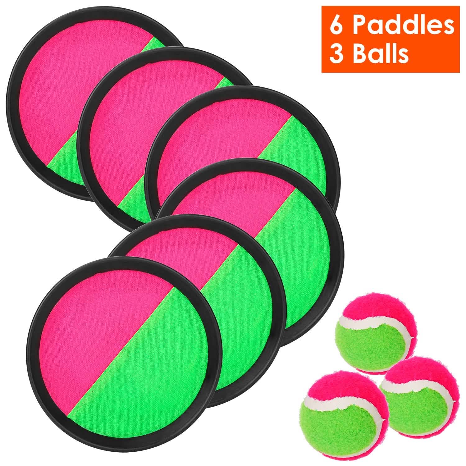 9-Piece Set: Toss and Catch Ball Throw Toys & Games - Tophatter Daily Deals