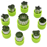 9-Pieces Set: LENK Vegetable Cutter Shapes Kitchen Tools & Gadgets - Tophatter Daily Deals