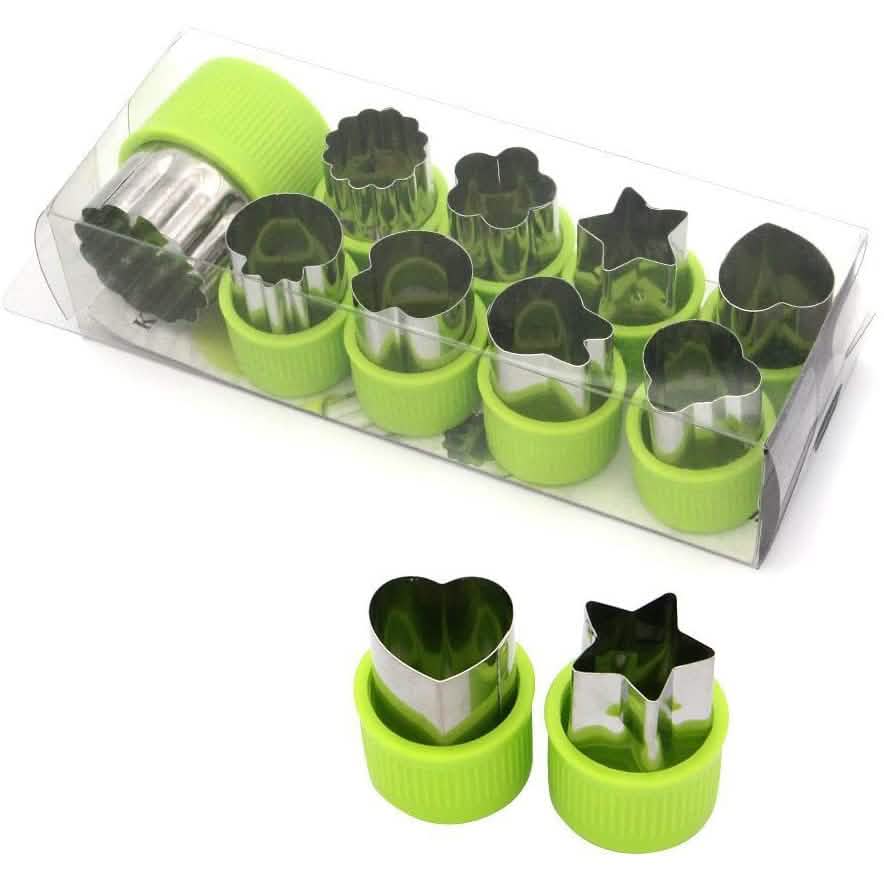 9-Pieces Set: LENK Vegetable Cutter Shapes Kitchen Tools & Gadgets - Tophatter Daily Deals