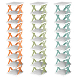 9-Tier Narrow Entryway Shoe Rack Plastic Vertical Shoe Organizer Storage & Organization - Tophatter Daily Deals