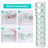 9-Tier Narrow Entryway Shoe Rack Plastic Vertical Shoe Organizer Storage & Organization - Tophatter Daily Deals