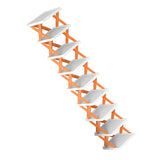 9-Tier Narrow Entryway Shoe Rack Plastic Vertical Shoe Organizer Storage & Organization - Tophatter Daily Deals